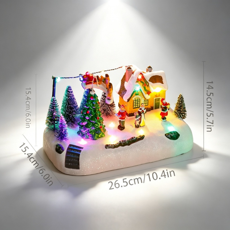 Up Lighting Decor - Muzyczna świąteczna dekoracja w formie pociągu,