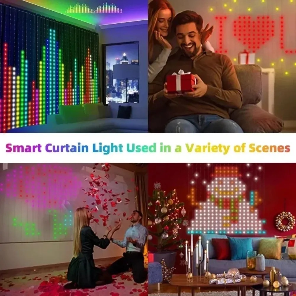Kurtyna świetlna LED z diodami – Lighting Christmas Decor recenzja i cena