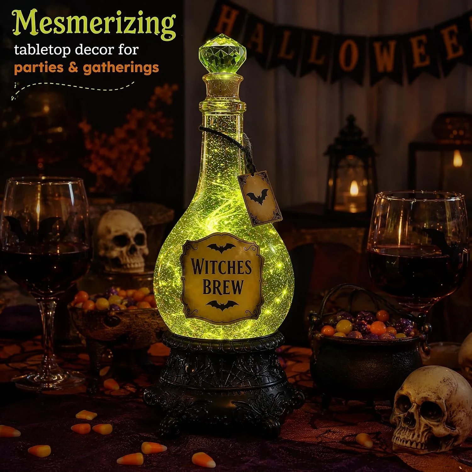 Świecąca butelka z brodawczym  – Up Lighting Decor recenzja i cena