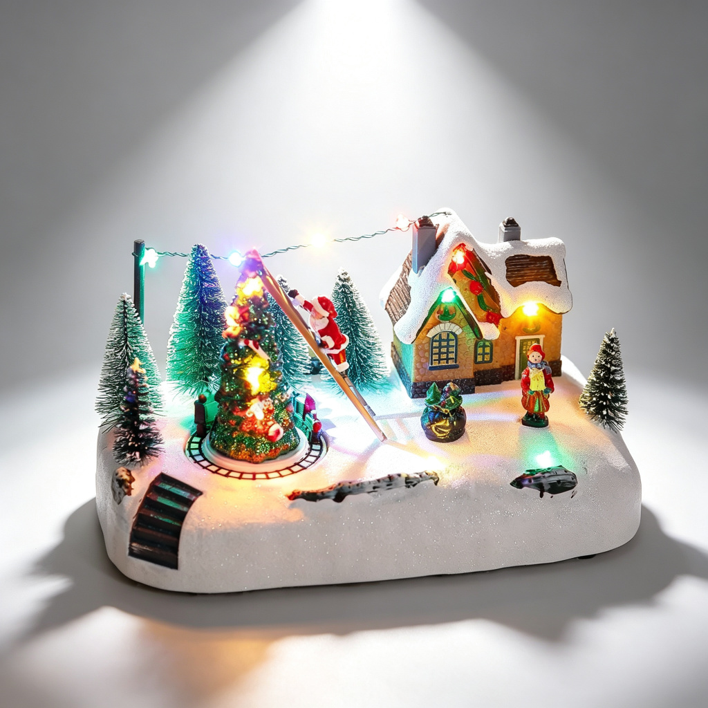 Muzyczna świąteczna dekoracja  – Up Lighting Decor recenzja i cena