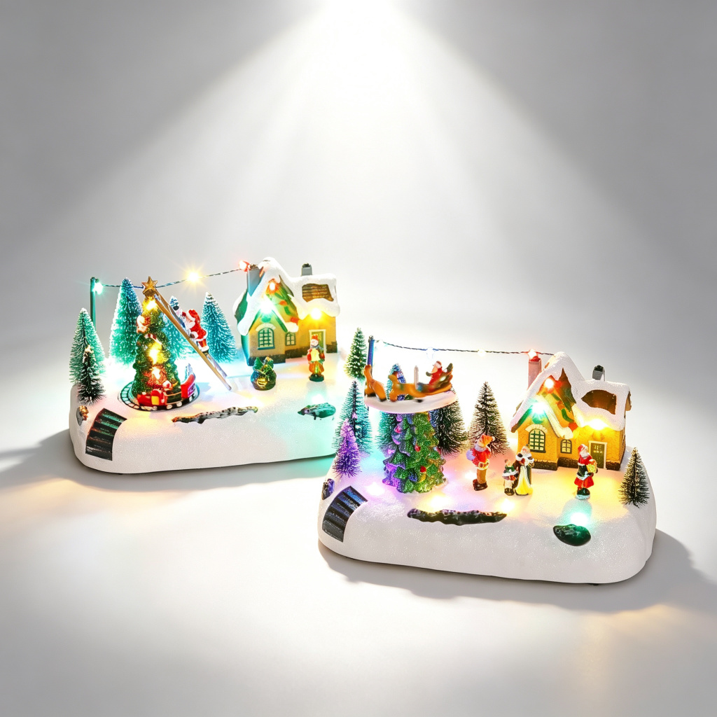 Muzyczna świąteczna dekoracja  – Up Lighting Decor recenzja i cena