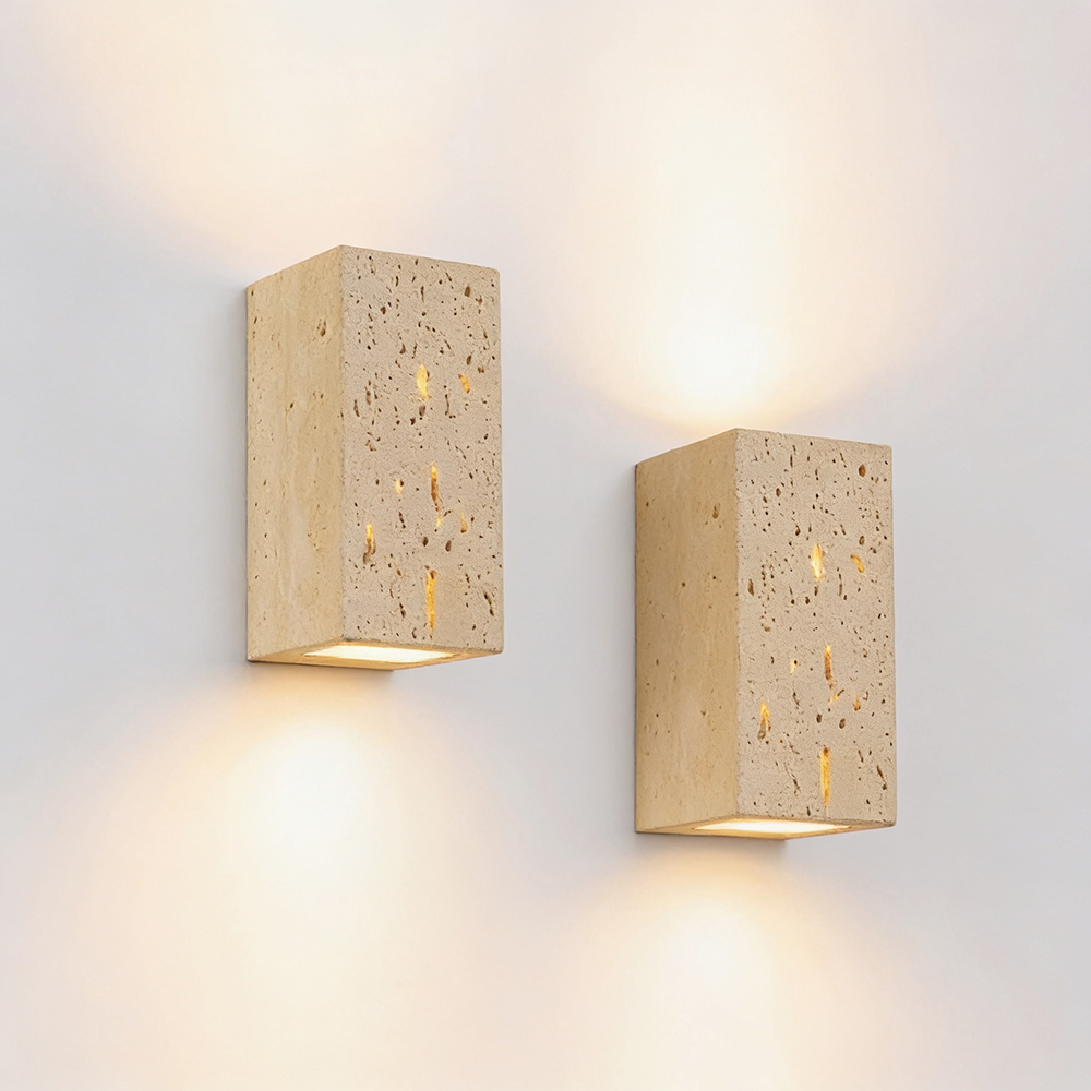 Żółta lampa ścienna z kamienia – Decor Lighting Cy recenzja i cena